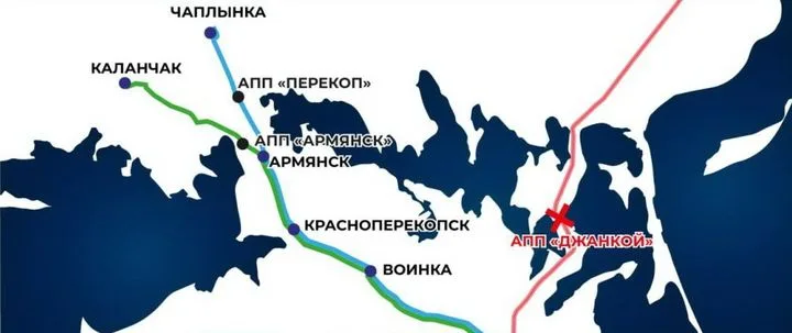 Удар по Чонгару: мост поврежден, движение ограничено