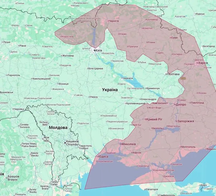 Эксперт: Забудьте о фронте. Значительная часть Украины находится в зоне повышенной опасности