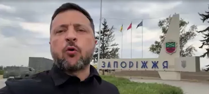 Зеленский попался: «Запорожье» могло оказаться зеленым экраном?